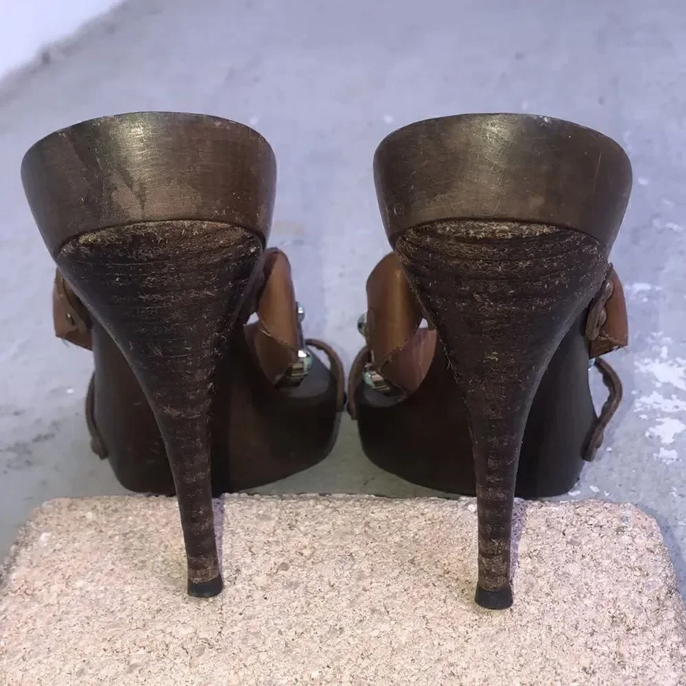Valentino Garavani rhinestone wood